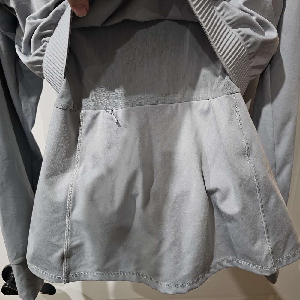 Fabletics Light Gray Utility Jacket - Picture 4 of 4